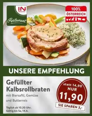 Interspar Gefüllter Kalbsrollbraten Angebot