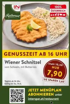 Interspar Wiener Schnitzel Angebot