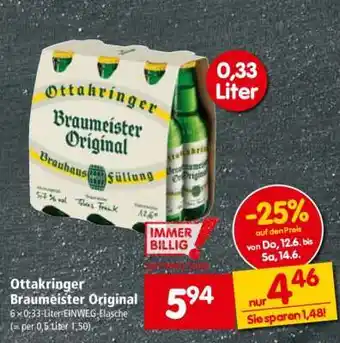 Interspar Ottakringer Braumeister Original Angebot