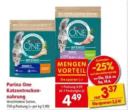 Interspar Purina One Katzentrocken-nahrung Angebot