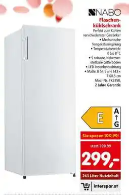 Interspar NABO Flaschenkühlschrank Angebot