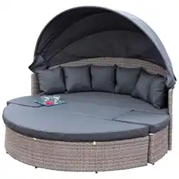 Möbelix Gartenmuschel Riva Metall/ Kunststoff/textil Verstellbar Angebot
