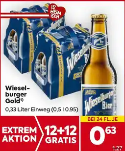 Billa Wiesel- burger Gold Angebot