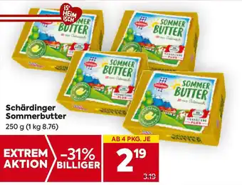 Billa Schärdinger Sommerbutter Angebot