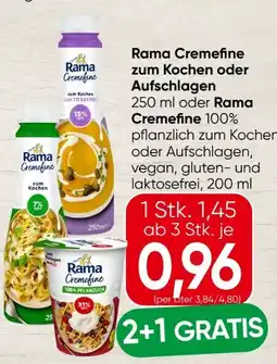 Spar Rama Cremefine zum Kochen Angebot
