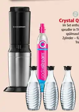Interspar Sodastream Wassersprudler Crystal QC titan Angebot