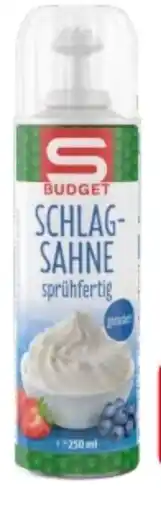 Spar S Budget Schlagsahne Angebot