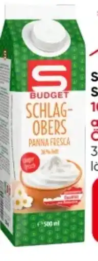 Spar S Budget Schlagobers Angebot