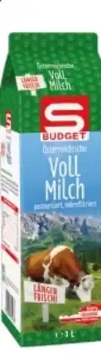 Spar S Budget Vollmilch Angebot