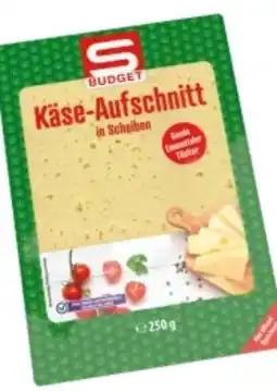 Spar S Budget Käseaufschnitt Angebot
