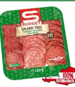 Spar S Budget Salami Trio XXL Angebot