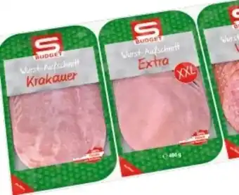 Spar S Budget Wurstaufschnitt Angebot
