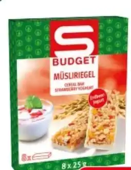 Spar S Budget Müsliriegel Angebot