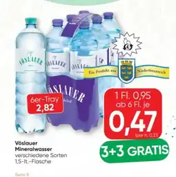 SPAR Gourmet Vöslauer Mineralwasser Angebot