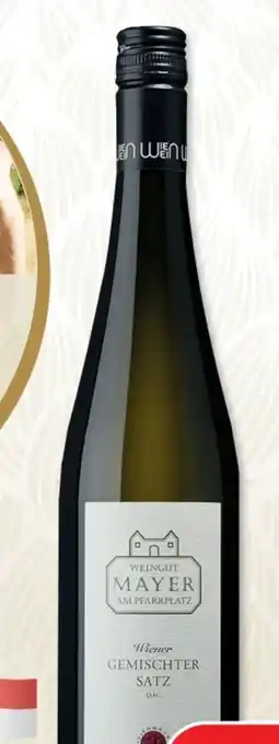 SPAR Gourmet Weingut Mayer am Pfarrplatz Wiener Gemischter Satz Angebot