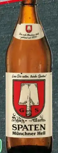 Interspar Spaten-Franziskaner-Bräu Münchner Hell Angebot