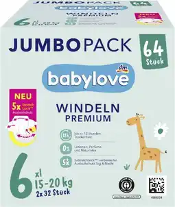 dm Babylove Premium-Windeln Angebot
