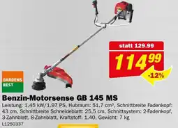 Bauring Benzin-Motorsense GB 145 MS Angebot