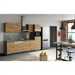 Möbelix Küchenzeile Sorrento Ohne Geräte B: 270 Cm Eichefarben Angebot