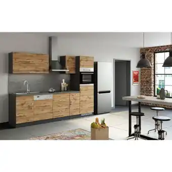 Möbelix Küchenzeile Sorrento Ohne Geräte B: 270 Cm Eichefarben Angebot