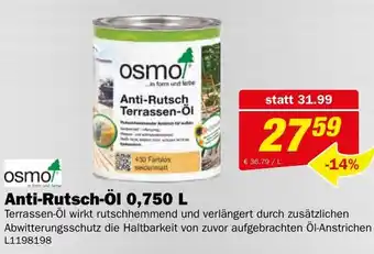 Bauring Osmo Anti-Rutsch-ÖI Angebot