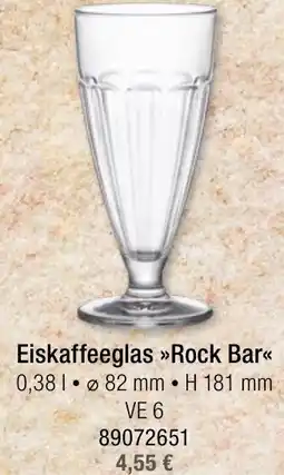 Landmarkt Eiskaffeeglas Rock Bar Angebot