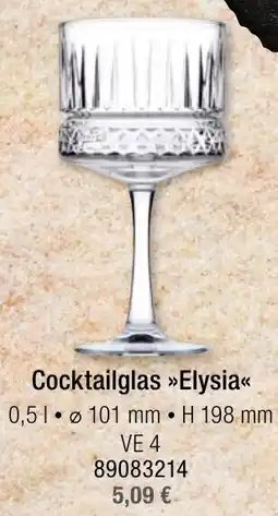 Landmarkt Cocktailglas Elysia Angebot