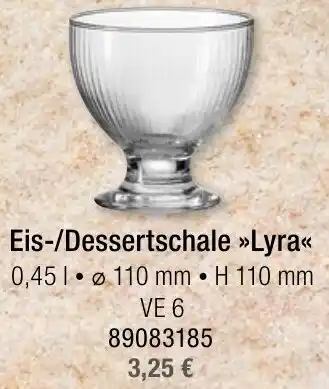 Landmarkt Eis-/Dessertschale Lyra Angebot