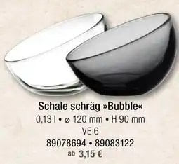 Landmarkt Schale schräg Bubble Angebot