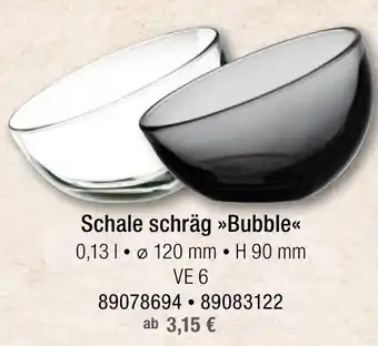 Landmarkt Schale schräg Bubble Angebot