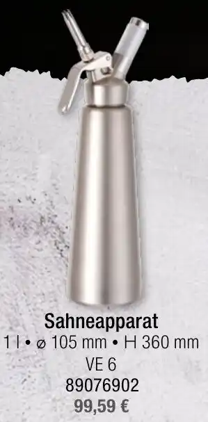 Landmarkt Sahneapparat Angebot