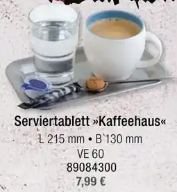 Landmarkt Serviertablett Kaffeehaus Angebot