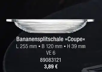 Landmarkt Bananensplitschale Coupe Angebot