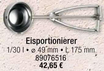 Landmarkt Eisportionierer Angebot