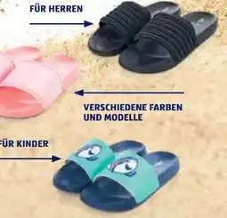 Hofer Crane Herren-Badepantoletten Angebot