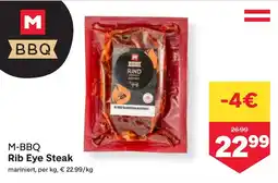 MPreis M BBQ Rib Eye Steak Angebot