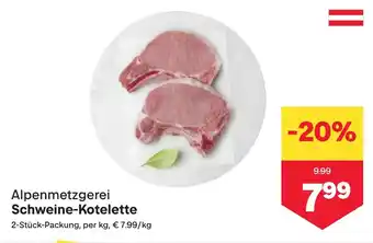 MPreis Alpenmetzgerei Schweine-Kotelette Angebot