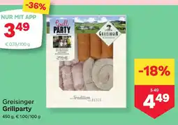 MPreis Greisinger Grillparty Angebot