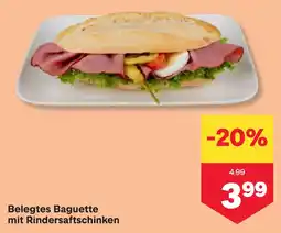 MPreis Belegtes Baguette mit Rindersaftschinken Angebot