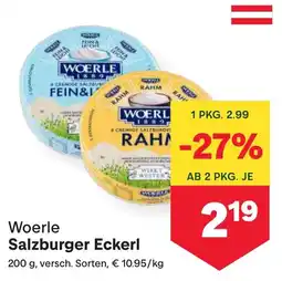 MPreis Woerle Salzburger Eckerl Angebot