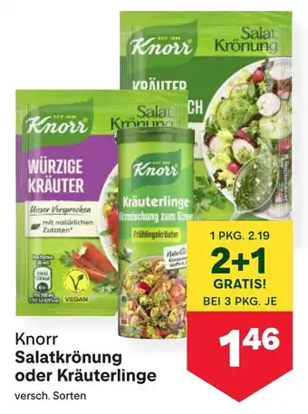MPreis Knorr Salatkrönung oder Kräuterlinge Angebot