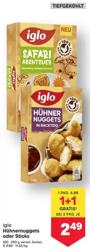 MPreis Iglo Hühnernuggets oder Sticks Angebot