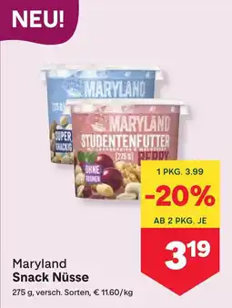 MPreis Maryland Snack Nüsse Angebot