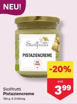 MPreis Sicilfrutti Pistaziencreme Angebot