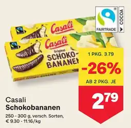 MPreis Casali Schokobananen Angebot