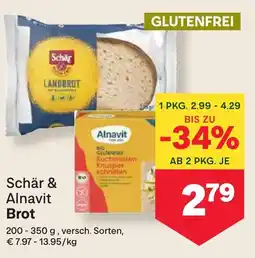 MPreis Schär & Alnavit Brot Angebot
