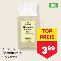 MPreis Alnatura Basmatireis Angebot