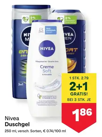 MPreis Nivea Duschgel Angebot