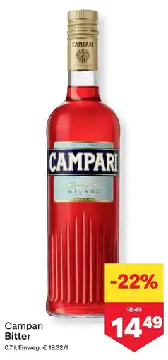 MPreis Campari Bitter Angebot