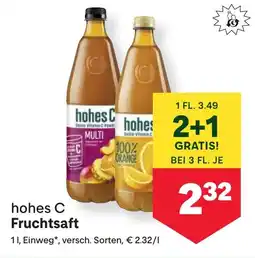 MPreis hohes C Fruchtsaft Angebot